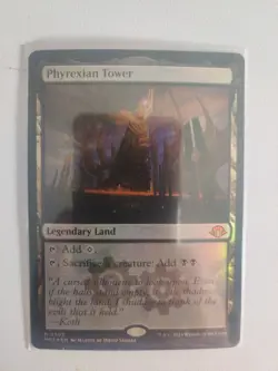 Phyrexian Tower Modern Horizons 3, Magic: The Gathering, Near Mint Condition - Image 1