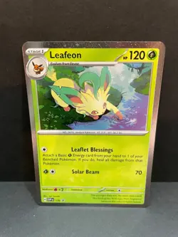 Leafeon 170 Cosmos Holo Black Star Promo Pokemon NM - Image 1