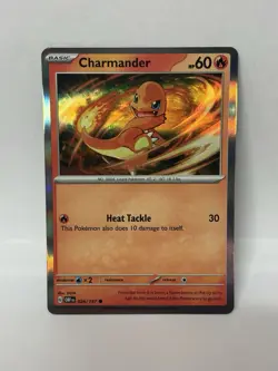 Pokemon TCG Charmander Sv03: Obsidian Flames 026/197 Holo - Image 1