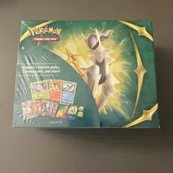 Pokemon TCG: 2022 Arceus Collector's Treasure Box Evolving Skies New 7 Boosters - Image 1