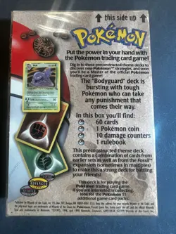 Pokemon TCG Bodyguard Theme Deck New In Box Sealed Vintage 1999 - Image 2
