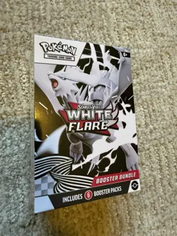 Pokemon TCG Scarlet and Violet WHITE FLARE Booster Bundle 6 packs NEW SEALED - Image 1