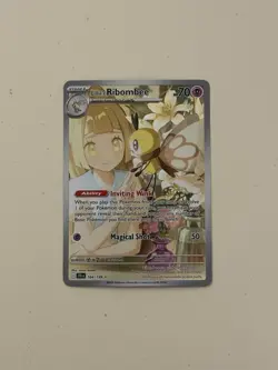 Pokemon TCG Lillie's Ribombee Illustration Rare 164/159 Journey Together Sharp! - Image 1