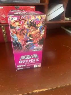 Sealed Japanese OP-11 A Fist of Divine Speed Booster Box One Piece US SELLER - Image 1