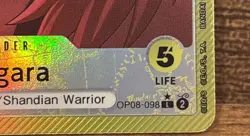 Kalgara Alt Art L Leader GOLD OP08-098 - Two Legends One Piece TCG English LIFE - Image 2