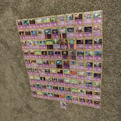 Lot Of 100 Pokemon Poison Type Trading Cards Holo Reverse Holo Mewtwo EX Rare! - Image 1