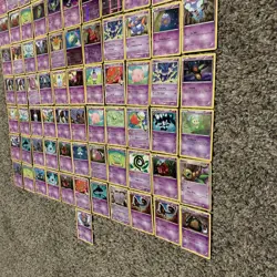 Lot Of 100 Pokemon Poison Type Trading Cards Holo Reverse Holo Mewtwo EX Rare! - Image 5
