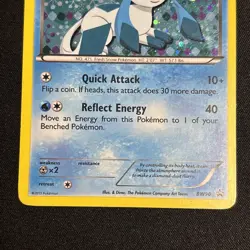 Pokemon 2013 Glaceon BW90 Black White Promo Ultra Rare Holo Card With Holo Swirl - Image 5