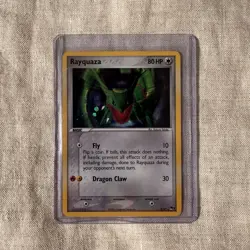 Rayquaza Pokemon Card Rare Holo 3/17 TCG Pop Series Near Mint - Image 1