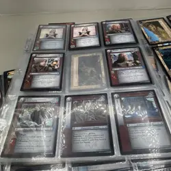 Lord of the Rings Fellowship of the Ring Sauron Huge lot Bundle Of Cards! Good - Image 4