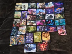 MTG Lot of 35 ART SERIES Cards "KAMIGAWA NEON DYNASTY" - Image 1