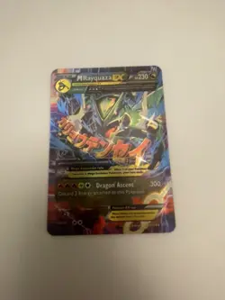 Pokemon TCG Mega Rayquaza EX Roaring Skies Ultra Rare Card 61/108 - Image 1