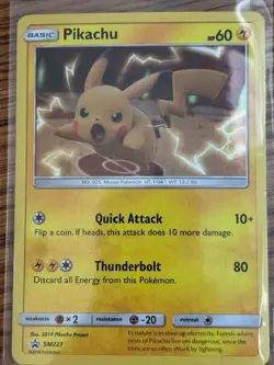 Pikachu SM227 Sm Holo Special promo card - Image 1