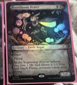 BITTERBLOOM BEARER - Lorwyn Eclipsed NM SHOWCASE FOIL #0310 310 - - Image 1
