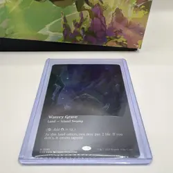 Watery Grave (Borderless) (Galaxy Foil) MTG Edge of Eternities Foil 381 Rare - Image 1