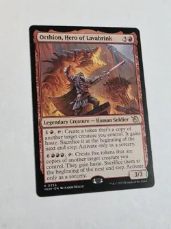 Orthion, Hero Of Lavabrink - March Of The Machines - Near Mint - MTG - Image 1