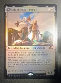 Ajani, Nacatl Pariah Modern Horizons 3 237 EN MTG Magic FOIL - Image 1