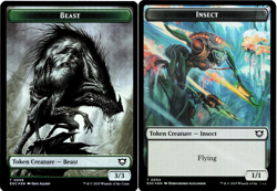 Insect / Beast (0005) Double-Sided Token - FOIL - [Edge of Eternities] MTG 🌳 - Image 1