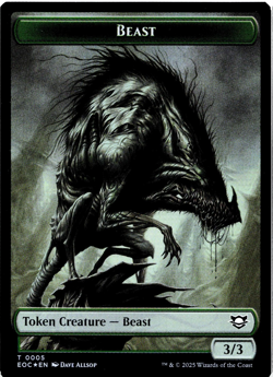 Insect / Beast (0005) Double-Sided Token - FOIL - [Edge of Eternities] MTG 🌳 - Image 3