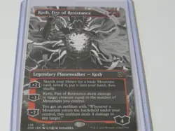 MTG Koth, Fire of Resistance - Borderless Manga NM-Mint Phyrexia: All Will Be On - Image 1