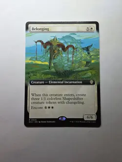 Belonging 0025 Magic the Gathering Lorwyn Eclipsed Extended Art NM - Image 1