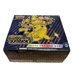 Pokemon Center Elite Trainer Box ETB Surging Sparks TCG Sealed New - Image 1