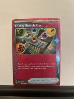 Pokemon Energy Search Pro 176/191 Ace Spec Sv08: Surging Sparks Holo - Image 1