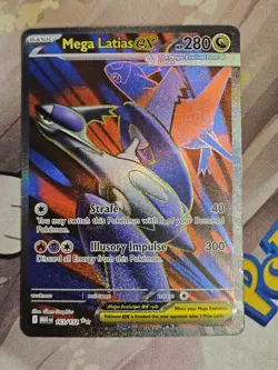 Mega Latias EX 163/132 Ultra Rare Mega Evolution Pokemon TCG NM - Image 1