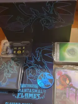 EMPTY Pokemon TCG Phantasmal Flames ETB Elite Trainer Boxes W/ Promos NO Packs - Image 1