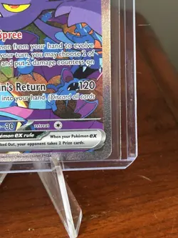Pokemon 2025 SV Destined Rivals Team Rocket’s Crobat EX 234/182 SIR Near Mint - Image 2