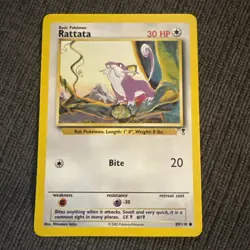 Pokemon TCG Rattata Legendary Collection 89/110 Regular Common MP - Image 1