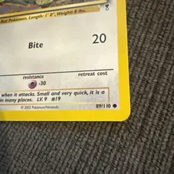 Pokemon TCG Rattata Legendary Collection 89/110 Regular Common MP - Image 5