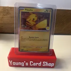 Pikachu 051 /162 Stamped 2026 Pokemon Day 30 Promo TCG With Coin - Image 2