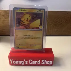 Pikachu 051 /162 Stamped 2026 Pokemon Day 30 Promo TCG With Coin - Image 5