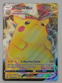 Pokemon - Holofoil - Pikachu VMAX - 044/185 / NM / English - Image 2
