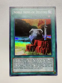 Yugioh Noble Arms Of Destiny 1st Edition Super Rare LTGY-EN087 MP - Image 1