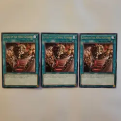 Yugioh Glory of the Noble Knights x3 (EXFO-EN059) Rare 1st Edition NM/M - Image 1