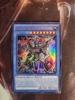 YuGiOh - Black Luster Soldier - Super Soldier MP16-EN136 Ultra Rare 1st Ed NM - Image 1