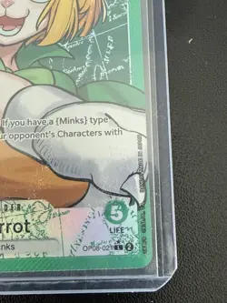 One Piece Carrot OP08-021 Alt Art Leader Two Legends NM English - Image 3