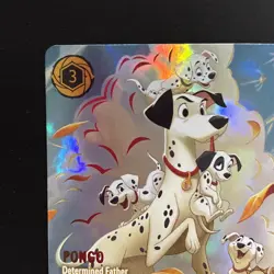 Disney Lorcana Fabled- Pongo - Determined Father Enchanted 223/204 Holo - Image 2