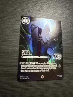 ICONIC Hades - Looking for a Deal 242/204 Disney Lorcana Whispers in the Well NM - Image 2