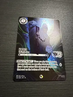 ICONIC Hades - Looking for a Deal 242/204 Disney Lorcana Whispers in the Well NM - Image 3