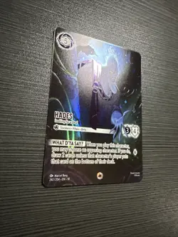 ICONIC Hades - Looking for a Deal 242/204 Disney Lorcana Whispers in the Well NM - Image 4