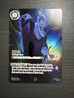ICONIC Hades - Looking for a Deal 242/204 Disney Lorcana Whispers in the Well NM - Image 5