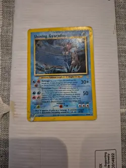 Pokemon TCG Shining Gyarados Holo Card Neo Revelation 65/64 HP/DMGD - Image 1