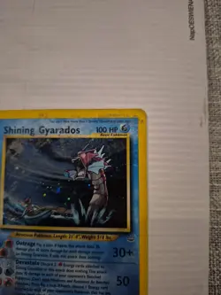 Pokemon TCG Shining Gyarados Holo Card Neo Revelation 65/64 HP/DMGD - Image 3