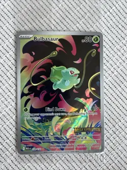 Pokemon Card TCG Bulbasaur 133/132 Mega Evolution Stamped Promo Sealed - Image 1