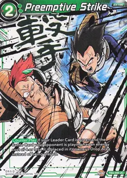 Preemptive Strike TB3-048 Dragon Ball Super Card Game Common DBS TCG - Image 1