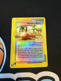 Memory Berry 128/147 Reverse Holo Aquapolis English Pokemon Card WoTC E-Reader - Image 1