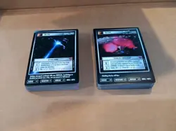 Star Trek CCG Blaze of Glory Uncommon/Common 80/80 Cards NM - Image 1